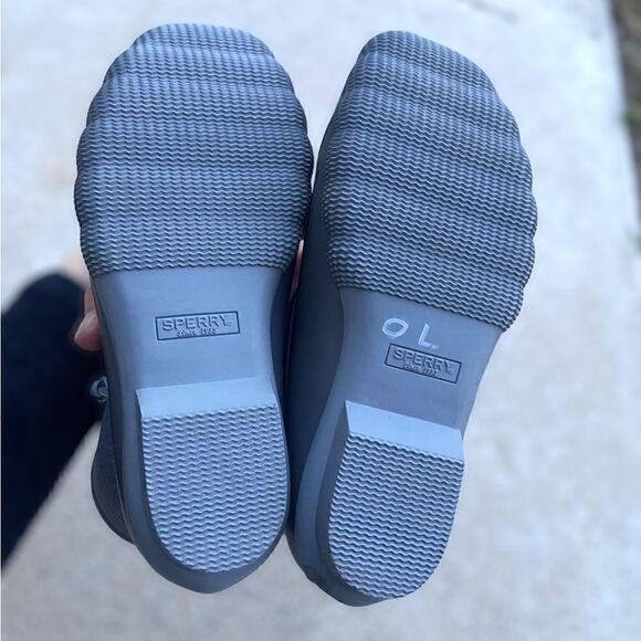 Sperry Saltwater Quilt Duck Boot Waterproof Size 6.5 - Picture 8 of 12